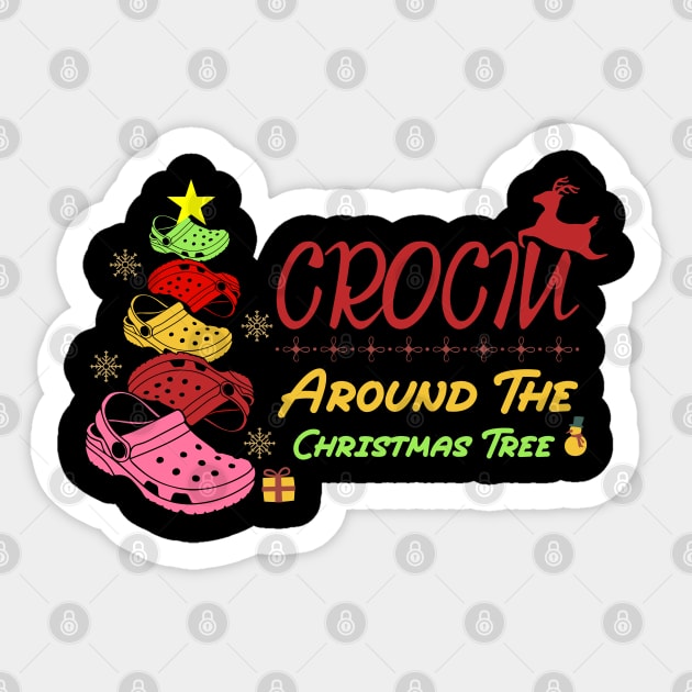 crocin around the christmas tree Sticker by boufart
